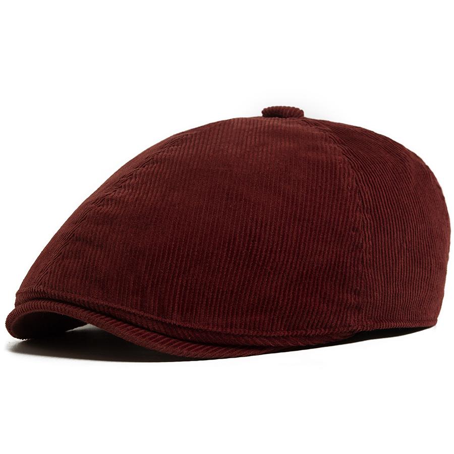 Fashion Corduroy Hat Beret Spring Autumn Warm Men Women's Flat Cap Vintage Casual Newsboy Baseball Caps Soft Retro Hats Unisex