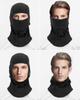 ROCKBROS Neck Winter Balaclava with Fleece and Perfect for and Motorcycles Men's Warmer, Lining, Warmth, Comfort, Stretch, Skiing, Cycling, (Black)