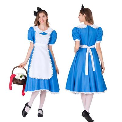2023 Adult Alice In Wonderland Halloween Cosplay Costume - Japanese Anime Maid Style