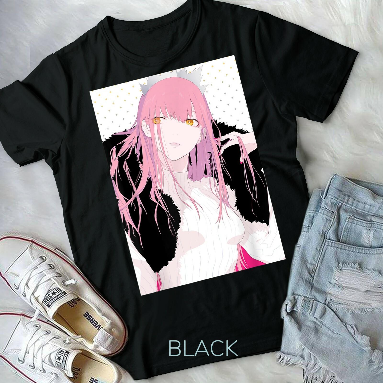 Anime Girl Pastel Aesthetic Kawaii Japanese Waifu Unisex Form T-shirt L