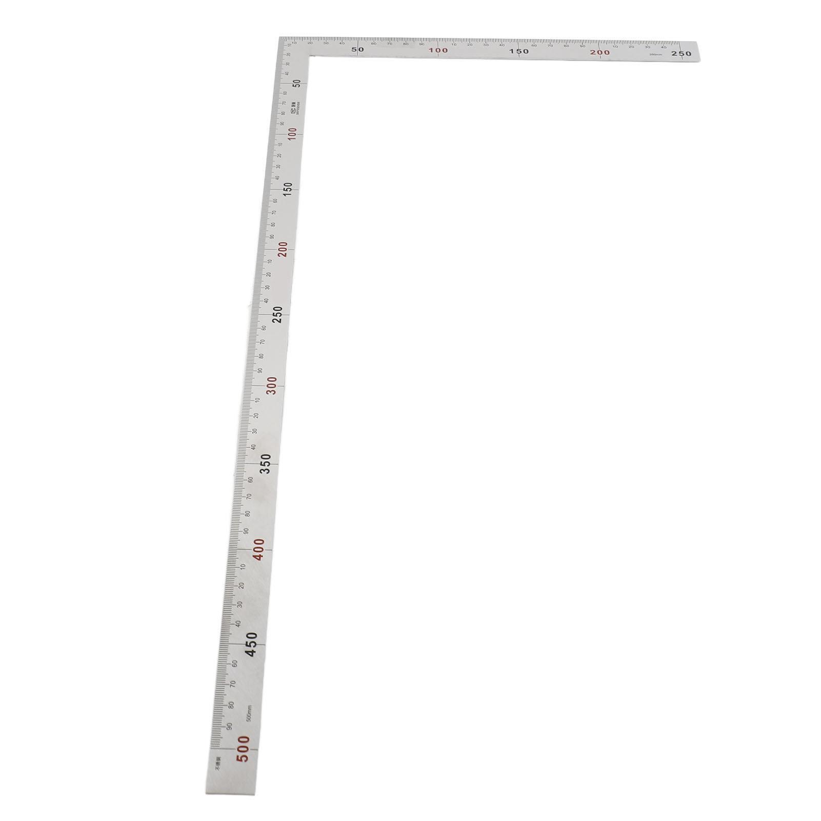 

Stainless Steel Angle Ruler Right Angle 90 Turning Ruler Woodworking Ruler Steel Turning Ruler Measuring Tools Gauge