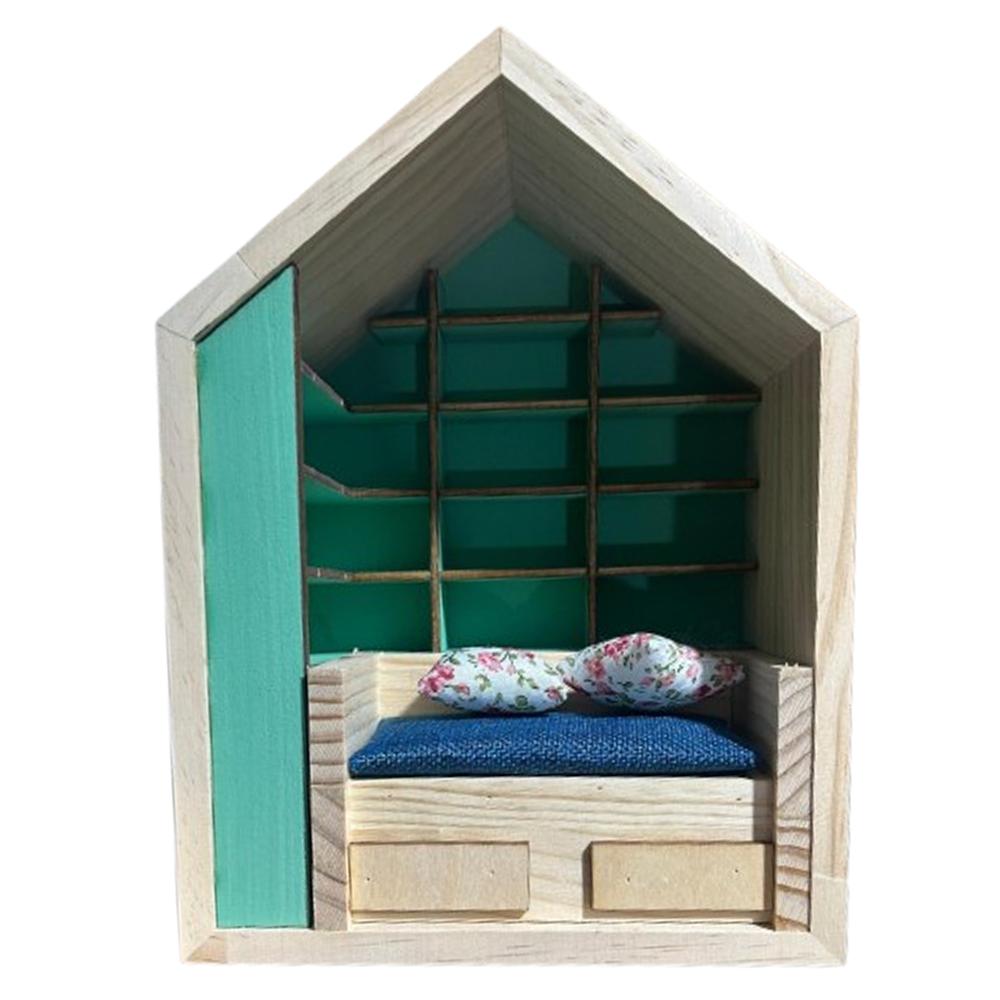 Creative Anti-Anxiety Bookshelf Reduce Pressure Mini Bookshelf Fidget Toys  for Book Lovers