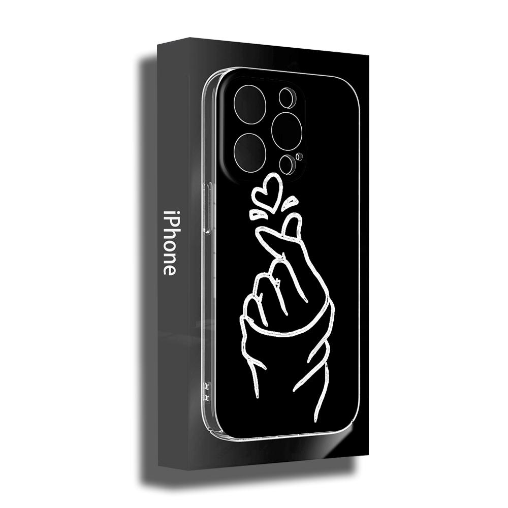 FOR IPhone 14 Fingertip Love Phone Case 14 11 12 Pro 8 7 14 Plus X Pro 14 MAX 13 MINI XR XS Iphone 14 13 Soft Phone Covers