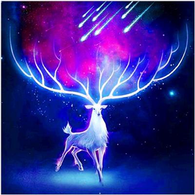 Full 5D Diy Diamond Painting Cartoon Animal Deer Embroidery Cross Stitch Home Decor Handmade Gift