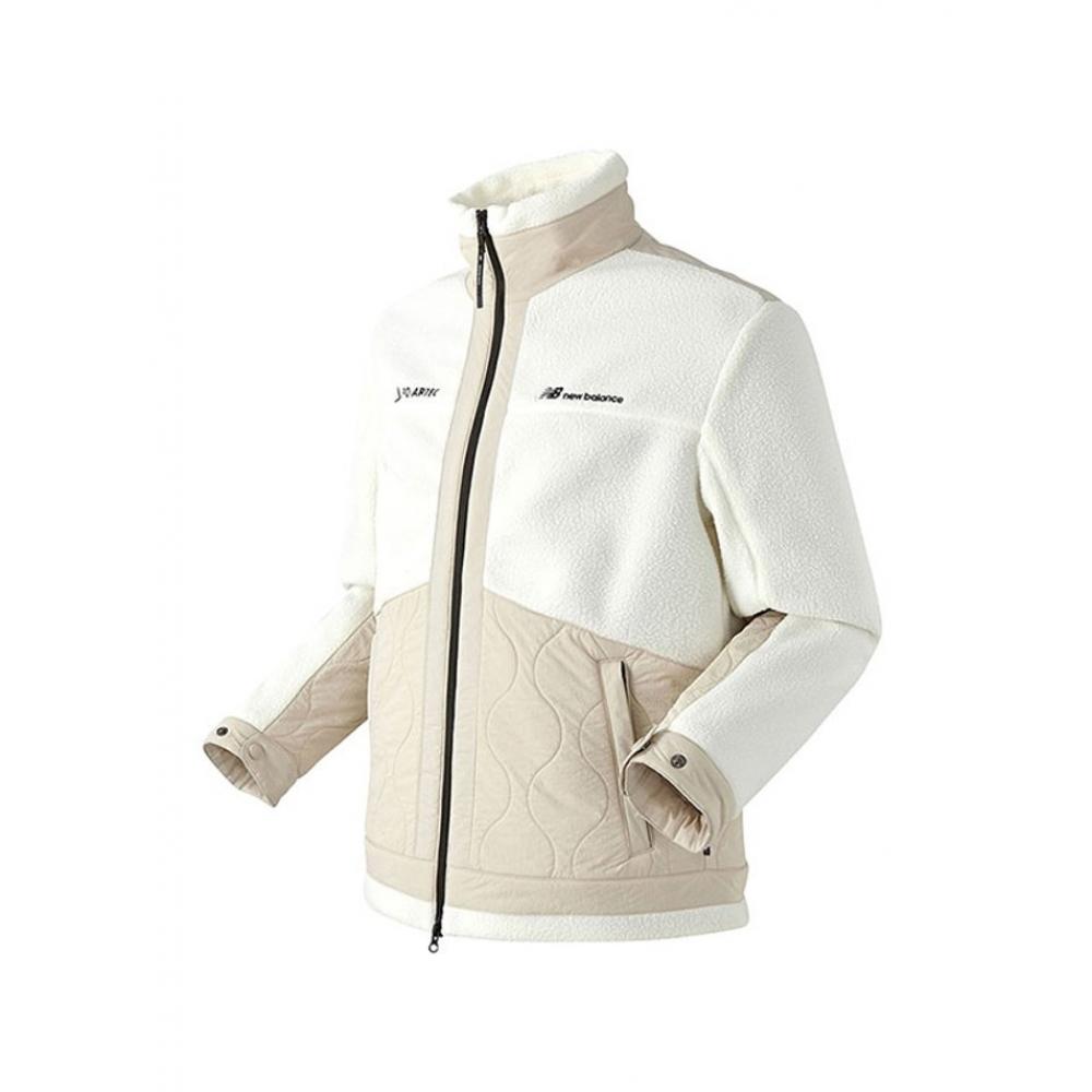 

New Balance Fleece Hybrid Jacket Nbmdb47063 Ivory P2409 NBMDB47063IVORY95