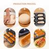 Food Grade Silicone Silicone Baking Mold 6 Cavity Bake Tray Hot Dog Bread Mold  Kitchen Accessories