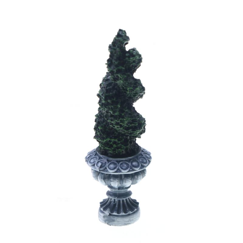 

Miniature Spiral Green Plants for 1/12 Dollhouse Landscape Accessories A1