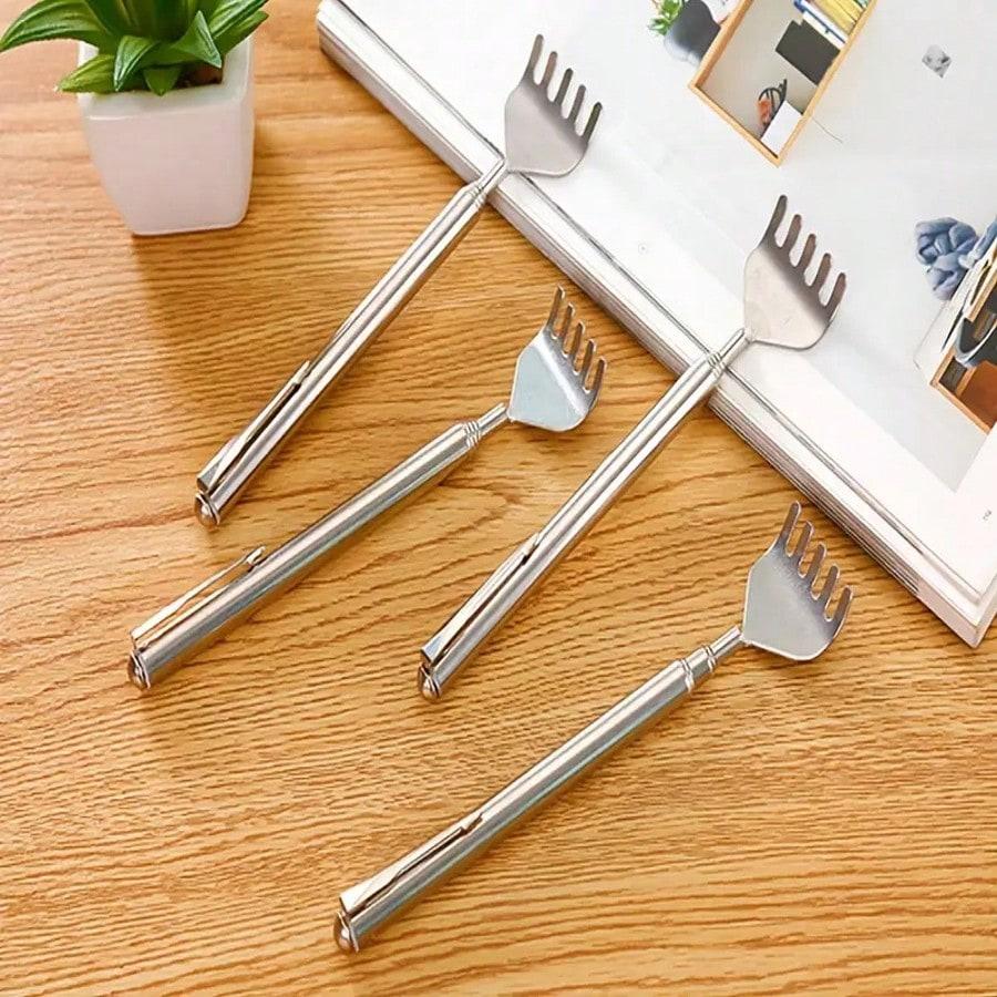 Reachable Back Scratcher - Stainless Steel Adjustable Massage Tool