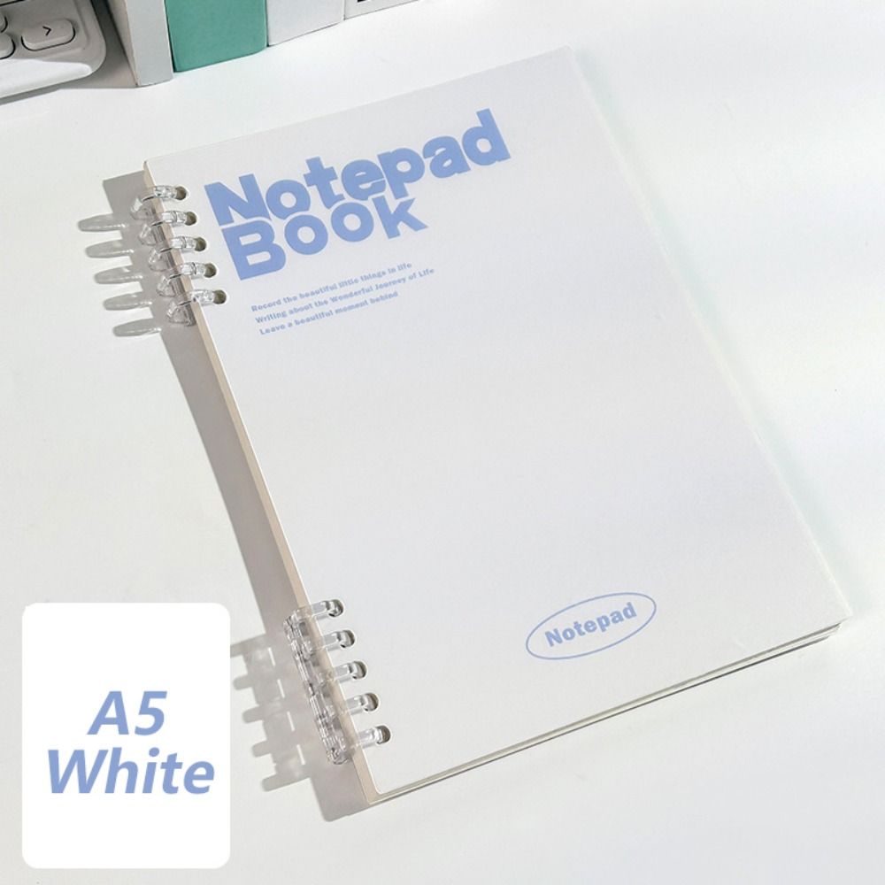 Gradient Color Loose Leaf Notebook Horizontal Line Journal Planner Ring Binder Notebook  Student