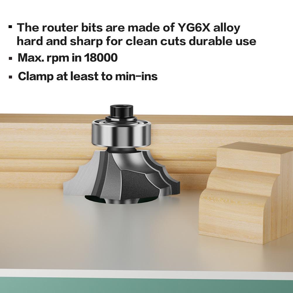 Double R Line Knife 1/4 Handle 1/2 Handle Head Bearing, Cabinet Line Knife Decorative Line Knife, Carving And Trimming Woodworking