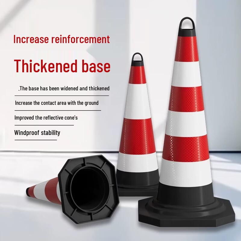 10-Pack Reflective Road Safety Cones