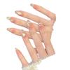 Yihe Gold-Plated Mermaid Pearl Gradient Cat Eye Nails
