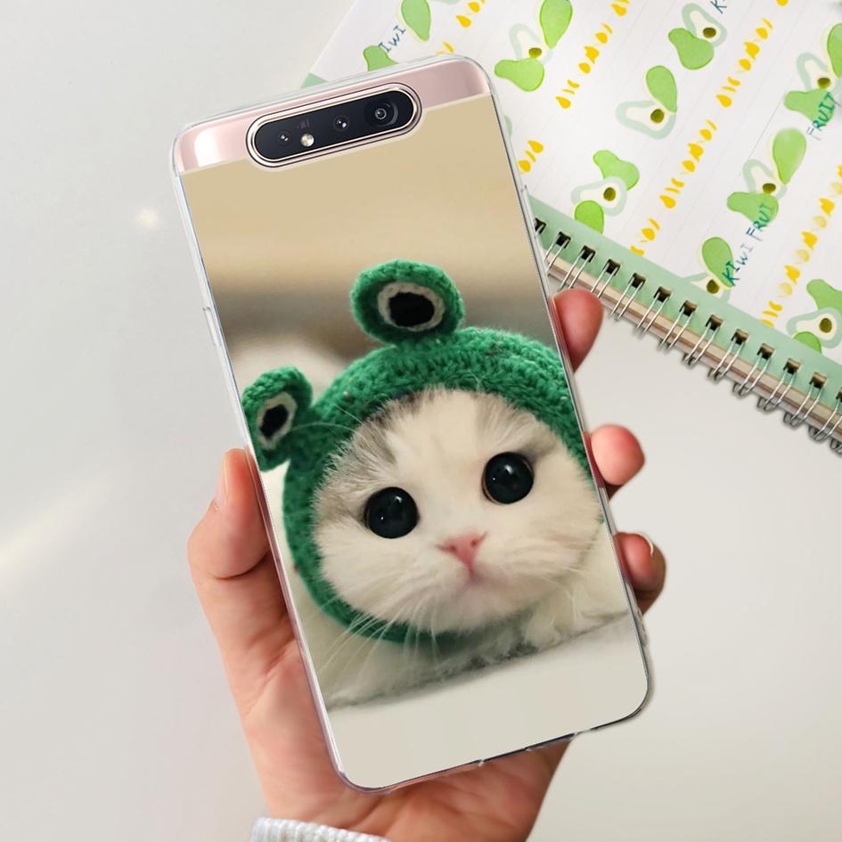 

For Samsung A 80 A80 Case Popular Butterfly Silicone Cover Phone Case For Samsung Galaxy A80 2019 A805 A805F GalaxyA80 A90 Funda Samsung A80