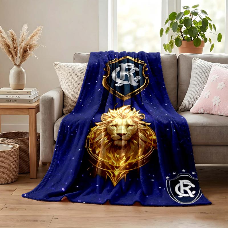 Clube Do Remo Blanket Flannel Blanket Soft Cozy Plush Throw for Sofa Bed Lightweight Home Decoration Gifts for Christmas Various Holidays