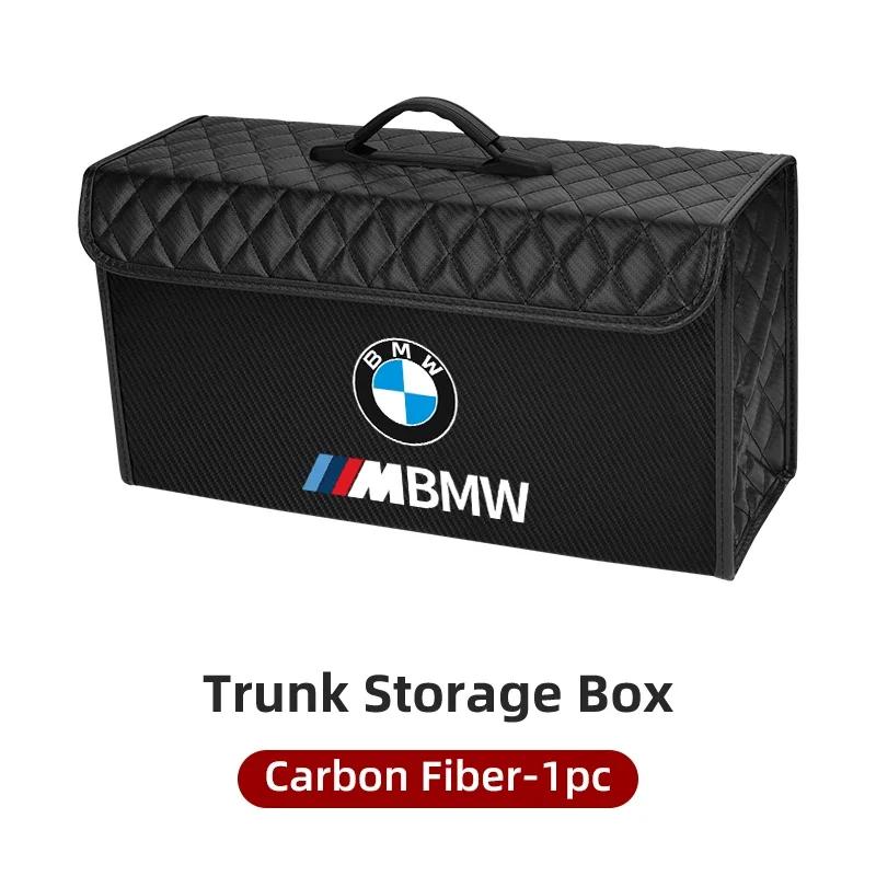 Ny Bilorganisatör Resväska Läder Bagageutrymmesorganisatör Portabel Vikbar För BMW E46 E90 E60 F10 E39 F30 E36 F20 E87 E90 E