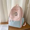 Contrast Color Backpack Student Schoolbag Children's Cartoon Backpack