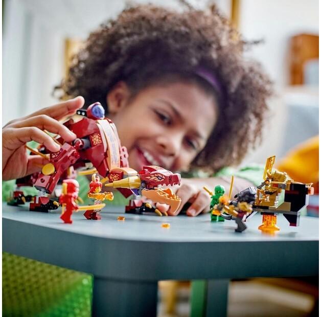 LEGO Ninjago 71793 Lava Dragon Transforming Into Fire Wave