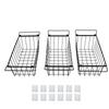 Chest Freezer Baskets Stackable Wire Basket Multifunctional Bin Organizer with Handle