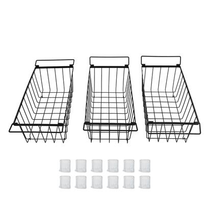 Chest Freezer Baskets Stackable Wire Basket Multifunctional Bin Organizer with Handle
