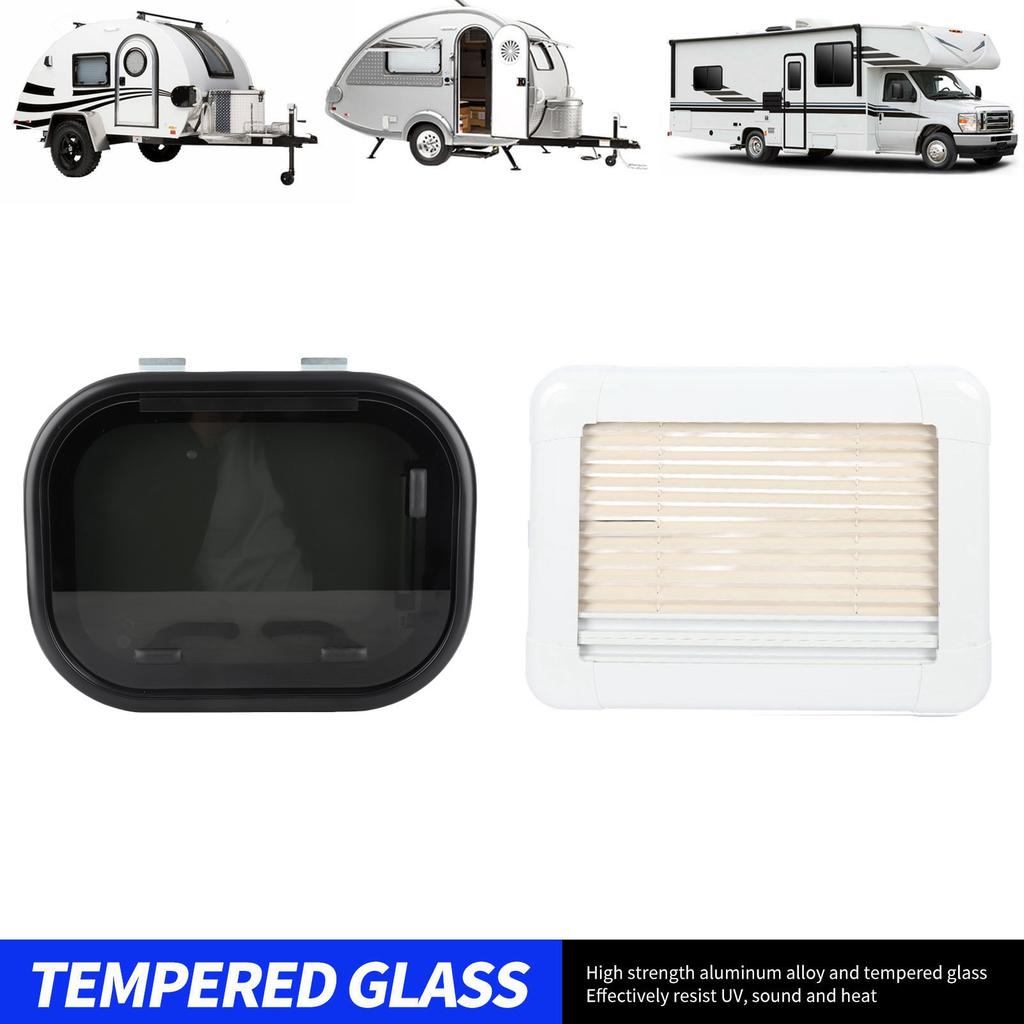 Window Easy Closing Locking RV Opening Window 16x12inch Secure Sealing UV  Heat Prevention for Trailers