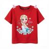 Kids T Shirt Frozen Elsa Princess Ariel Rapunzel Girls Summer Short Sleeve Little Girls 713Years Birthday Baby Children Gifts