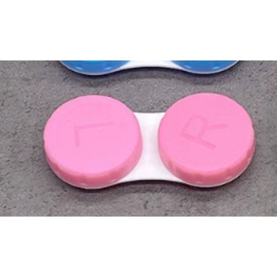 10Pcs Mini Portable Contact Lens Case Eyes Contacts Care Container Box Contact Lenses Storage Box Clear Colored Contact Lens Box