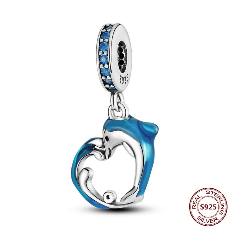 Chameleon Luminous Firefly Charm Fit  S925 Original Bracelets Butterfly S925 Silver Beads For DIY Jewelry Birthday Gift