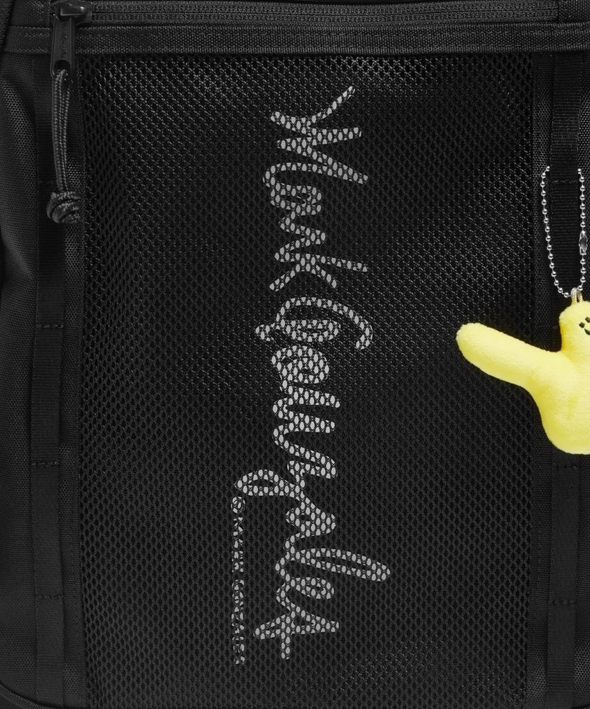 Mark Gonzales [Free Keyring] Angel Keyring Mesh Authentic Backpack - Black