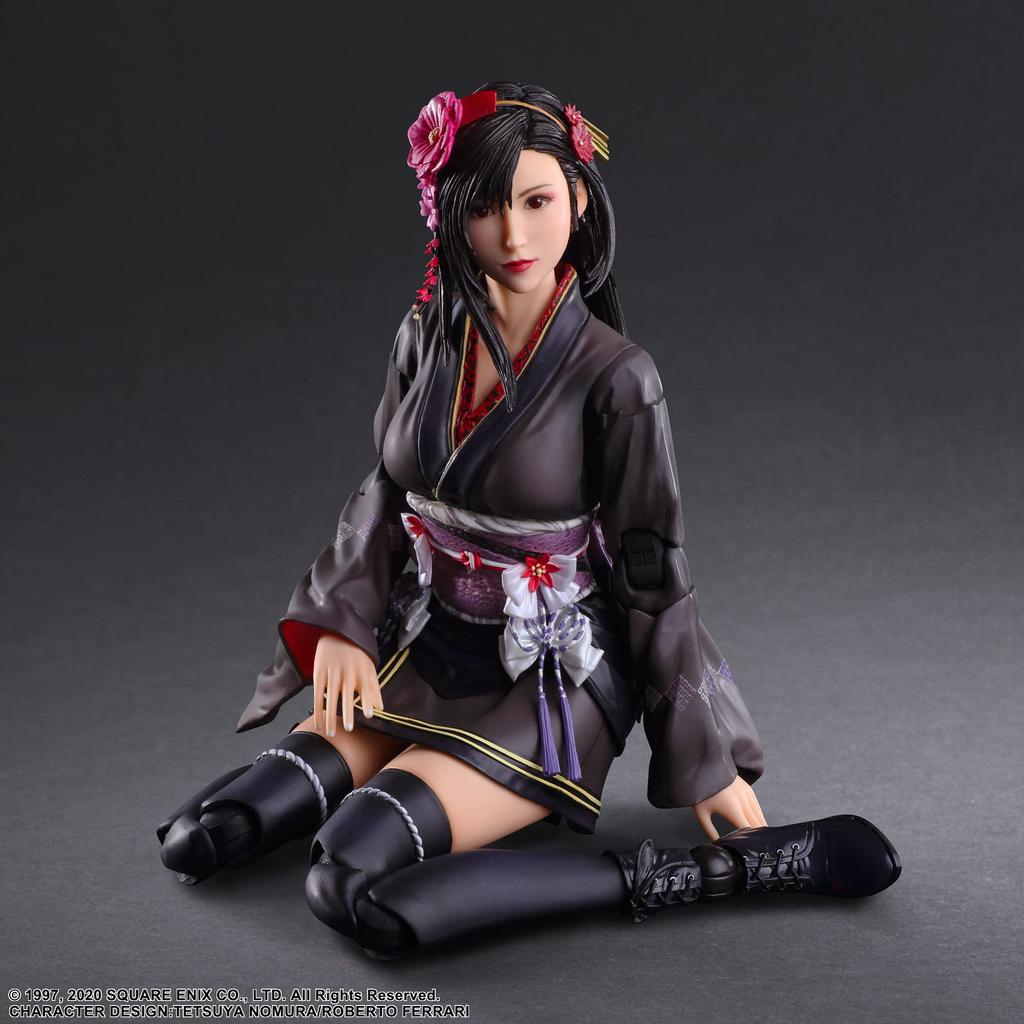 Final Fantasy VII Remake PLAY ARTS Kai Tifa Lockhart Exotic Dress Ver. PVC painted action figure