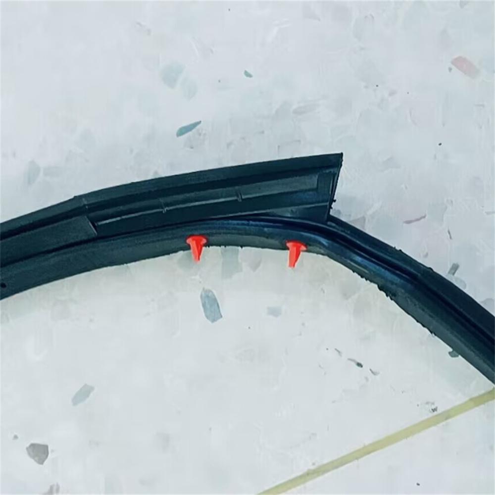 Fremre Komplett Dørtrim Tetningslist Værstripe Sett Passer til Jeep Wrangler JK 2007-2018 2 stk