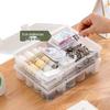 Small Transparent Document & Stationery Organizer Boxes