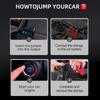 PAIVIROKU 6000A Car Battery Starter Booster & Tire Inflatable Compressor 150PSI Air Pump with Jump Starter Power Bank ,LED Light