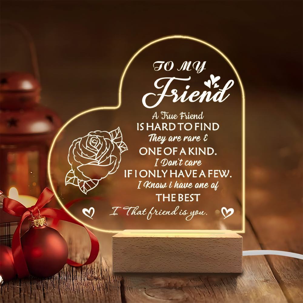 

1PC Acrylic Luminous Ornament Photography Accessories, USB Base, Friend Gift, I Love You Figurines Plastic чистый