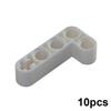 10 Stück Technischer Liftarm Dick L-Form 2x4 Arm, MOC Gebogene Balken Steine 32140 für DIY Montage