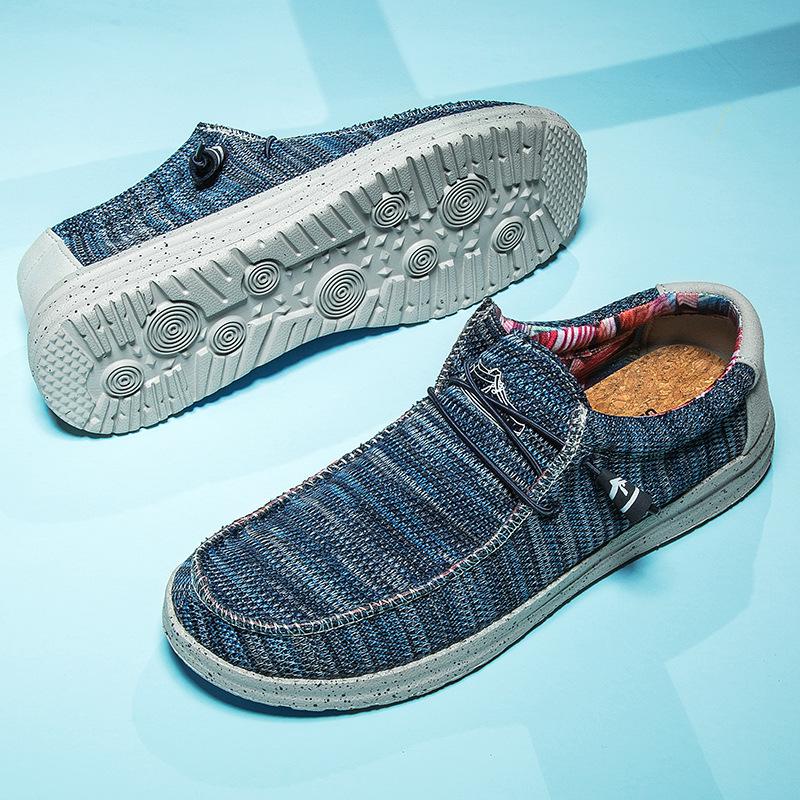 Processing and Customization of Summer New Large-size Mesh Breathable and Comfortable Men's Shoes, Light and Trendy Men's Casual Shoes