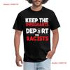 Keep The Immigrants Deport Racists Anti Racist Mens T Shirt Vintage Washed Stylish Slightly Stretched Comfortable Versatile