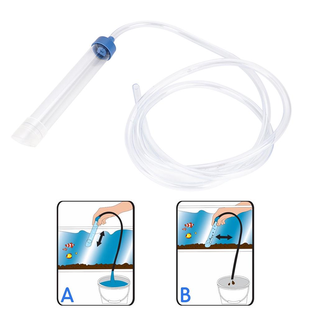 Aquarium Cleaning Pump Kit Small Fish Tank Cleaner Changing Water Tool