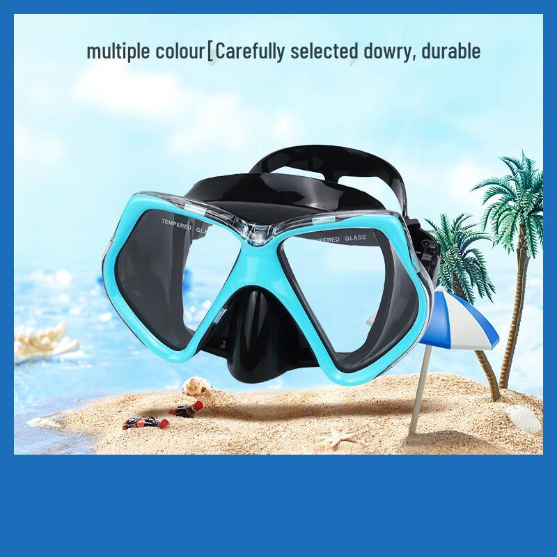 WEZHO Adult Large Frame Diving and Snorkeling Mask