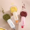 Rice Scoop Dog Food Scoop Multifunctional Pet Feeding Spoon With Sealing Clip Plastic Cat Food Dedicated Measuring Spoon