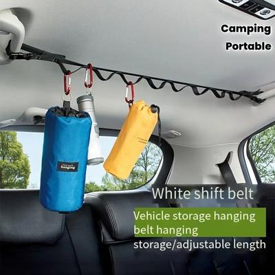 Tendedero de Coche Multifuncional Tendedero Colgante para Coche Almacenamiento para Asiento Trasero de Coche Gancho Fijo Tendedero