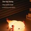 Rechargeable Axolotl Night Light with Timer – Touch-Control Bedside Lamp, Creative Gift