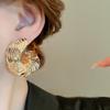 Exaggerated Large Metal Ear Studs Ear Jewelry Zinc Zinc Alloy Stud Earrings  Ladies