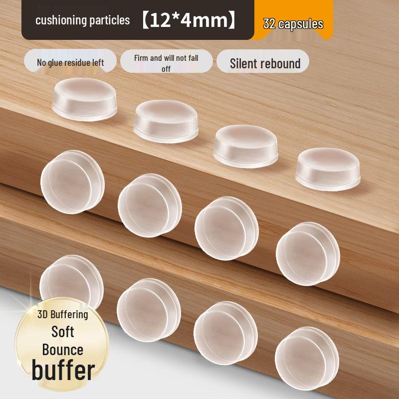 Transparent Anti-Collision Silicone Strips: Soundproof, Wear-Resistant Pads for Furniture, Doors, Windows, and Handles