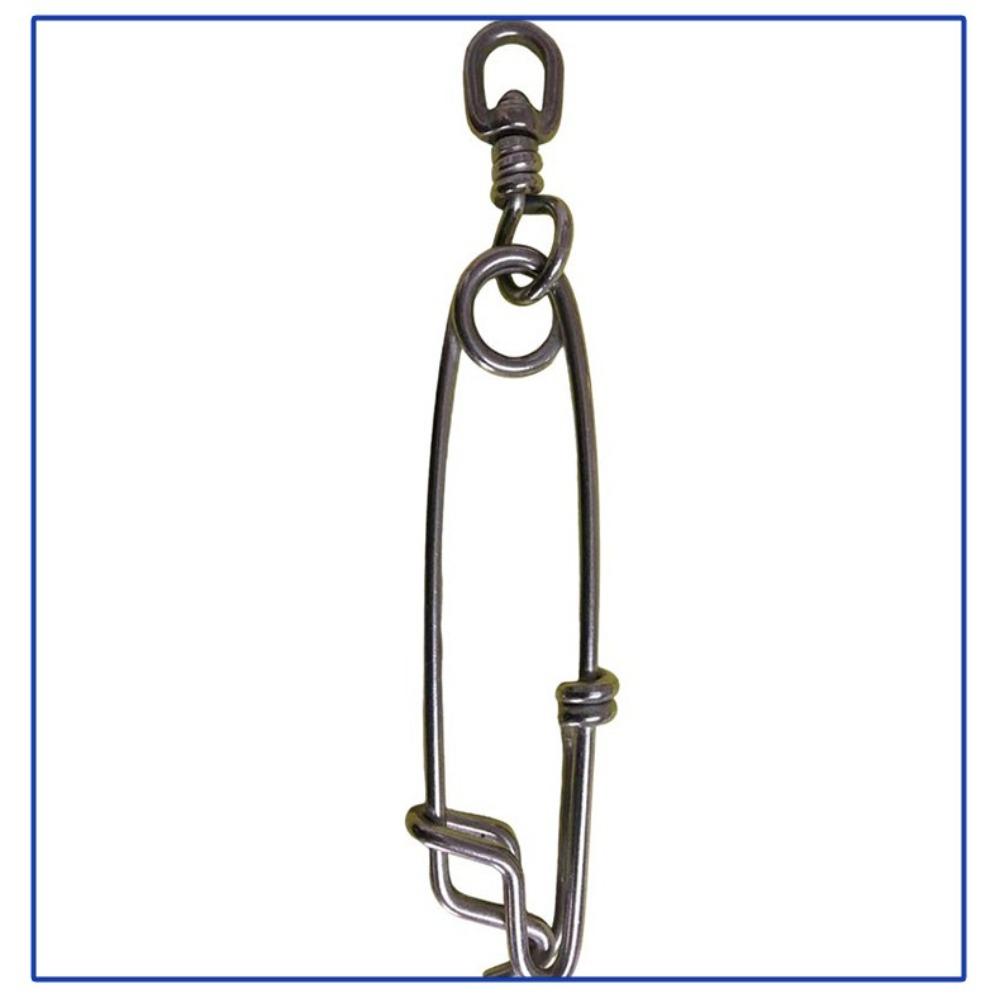 20 buc Inel pescuit Vârtej rulant rotație 360 grade Agrafa pescuit Snap 2024 Conector pescuit