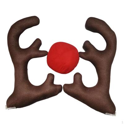 Car Reindeer Nose Kit,Christmas Decoration,Universal,Ornament Auto Accessories Xmas Decor for SUV