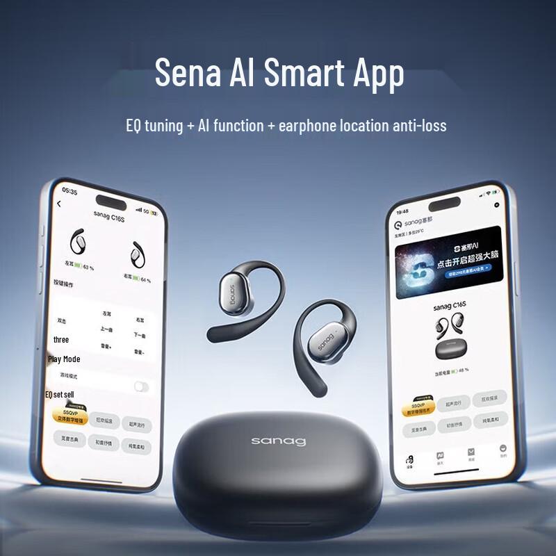 

SANAG C16 Open-Ear Sport Bluetooth Headset