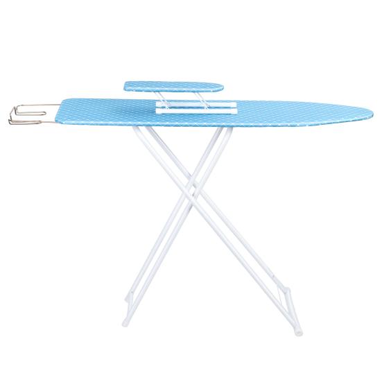 2Pcs/Set 42-Inch Desktop Ironing Board with Iron Rest Height Adjustable Removable Heat-Resistant Cover Foldable Anti-slip Clothes Sleeves Mini