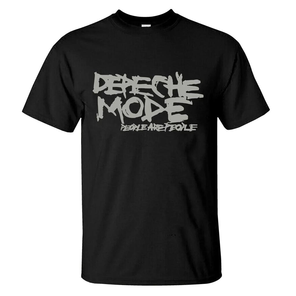 Nova Camiseta Casual Masculina Depeche Memento Mori Moda Camisa Estampada Top Esportivo Oversized Confortável Respirável Streetwear 2025 Camiseta