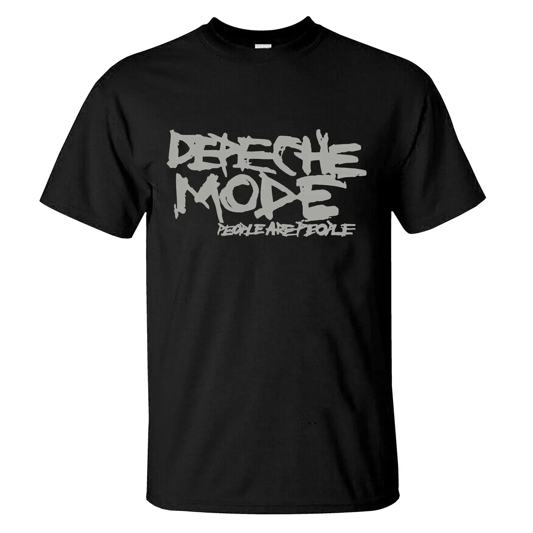 GUOYAN TOP Nieuw Heren Casual T-shirt Depeche Memento Mori Mode Bedrukt Shirt Oversized Sporttop Comfortabel Ademend Streetwear 2025 Tee S