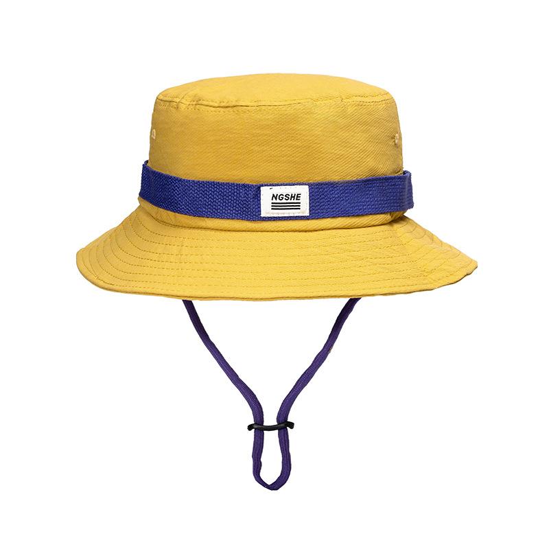 Summer Sunshade Sunscreen Hat Men's Mountaineering Camping Hat Foldable Large Eaves Quick-drying Fisherman Basin Hat Outdoor UV Protection